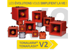 Nouvelle version des sirènes électroniques TONALARM® V2 et des combinés TONAFLASH®V2