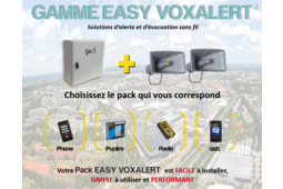 Pack Easy Alert : une solution d’alerte et d’évacuation sans fil