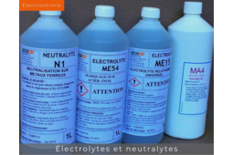 Électrolytes et feutres pour marquage électrochimique