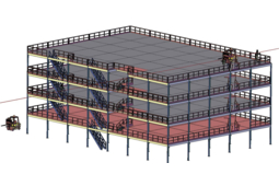 Plateforme industrielle 4 étage 4800 m2