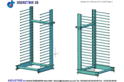 rack pare brise 20 places