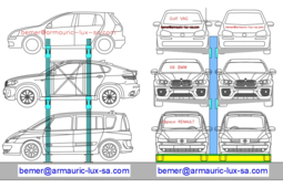 Rayonnage pour casses automobiles et démolisseurs 