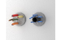 Entrées de câbles rondes pour combinaisons de diamètres jusqu'à 22,5 mm