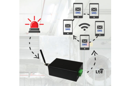 Modem GSM-TMM pour l'envoi de messages d'erreur au format SMS