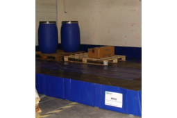 Bac de stockage souple pliable avec rétention 5250 litres