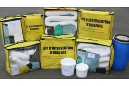 Kit absorbant anti-pollution et d'intervention d'urgence