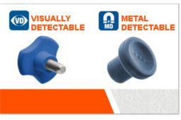 ELESA présente deux nouvelles lignes dédiées à l’industrie agroalimentaire : VISUALLY DETECTABLE et METAL DETECTABLE