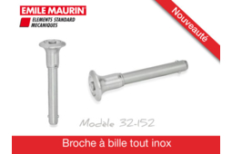 Broche à bille tout inox Emile Maurin