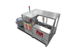 Système de rivetage avec base autoalimenté avec 8 têtes