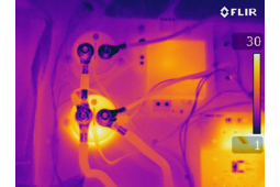 Une caméra thermique Flir sur le Solar Challenge 