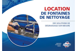 Location de fontaine de nettoyage biologique ou lessivielle Fuchs