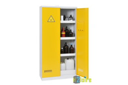 Armoire huate de stockage pour produits inflammables avec 2 portes