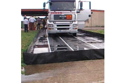 Bac souple PVC pour le dépotage de camion