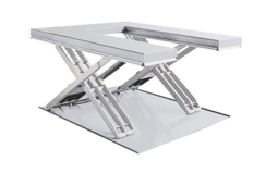 Table élévatrice extra-plates INOX avec plateau U 