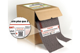 Premier absorbant multi-format équipé d'un QR code