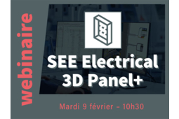 Webinaire IGE+XAO :  "Concevez et fabriquez vos armoires avec SEE Electrical 3D Panel+"