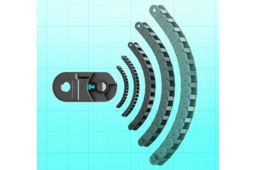 Chaînes porte-câbles E2.1 : 10 décibels en moins et des temps de montage réduits de 50% !