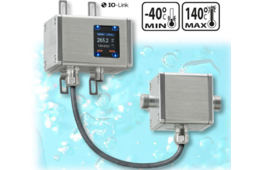 le premier débitmètre électromagnétique IO-link fonctionnant entre -40 et +140 °C