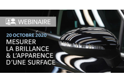 Webinaire - Mesure de la brillance et de l'apparence d'une surface