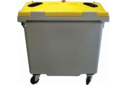 Conteneur roulant 4 roues pour tri sélectif déchets