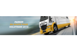 Un camion d’exposition Parker sur Solutrans 2015