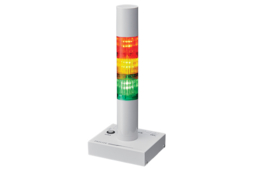 Colonne lumineuse LED communicante