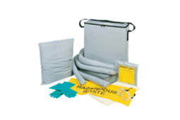 Kit absorbant d'urgence transportable