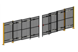 Portes hybrides et à grandes ouvertures pour lignes de production