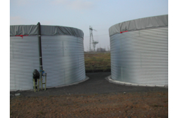 Réservoir de stockage en acier galvanisé