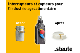 Interrupteurs pour industrie agro-alimentaire : conçus spécifiquement pour les conditions extrêmes.