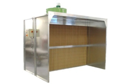 Cabine de peinture fermée - RWS - Rippert GmbH & Co. KG - à filtre / à  rideau d'eau