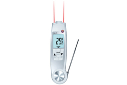 Testo 104-IR, un nouveau thermomètre infrarouge étanche 2 en 1