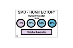 Carte indicatrice d'humidité réversible