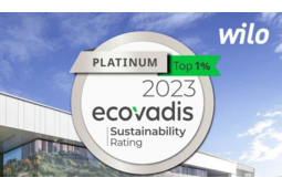 Wilo reçoit à nouveau la plus haute distinction EcoVadis en matière de développement durable