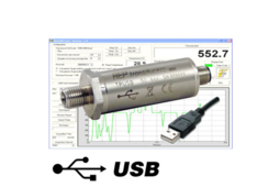 Capteur de pression à sortie USB, de 2,5 à 2000 bar