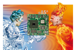 De – 40 à + 85°C, le module Conga-CAx souffle le chaud et froid sur la gamme de produit Intel® Atom™ de Congatec 