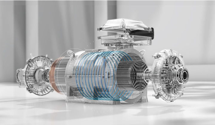 un moteur IE5 SynRM refroidi par liquide, une référence d'efficacité énergétique