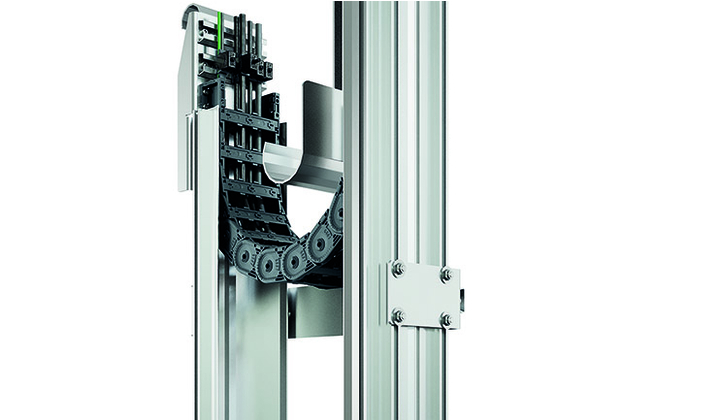 Système de goulotte en aluminium pour applications verticales