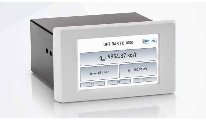 Nouveau calculateur de débit OPTIBAR FC 1000 pour liquides, gaz et vapeur