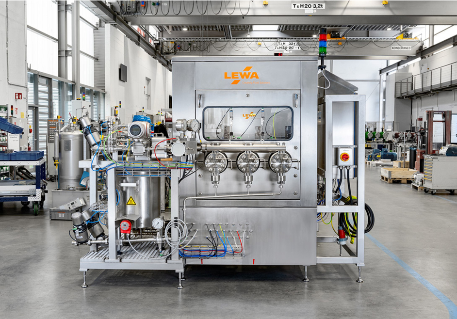 Lewa annonce un système de test basé sur une pompe à membrane aseptique dédié aux essais sur l'homogénéisation d'émulsions