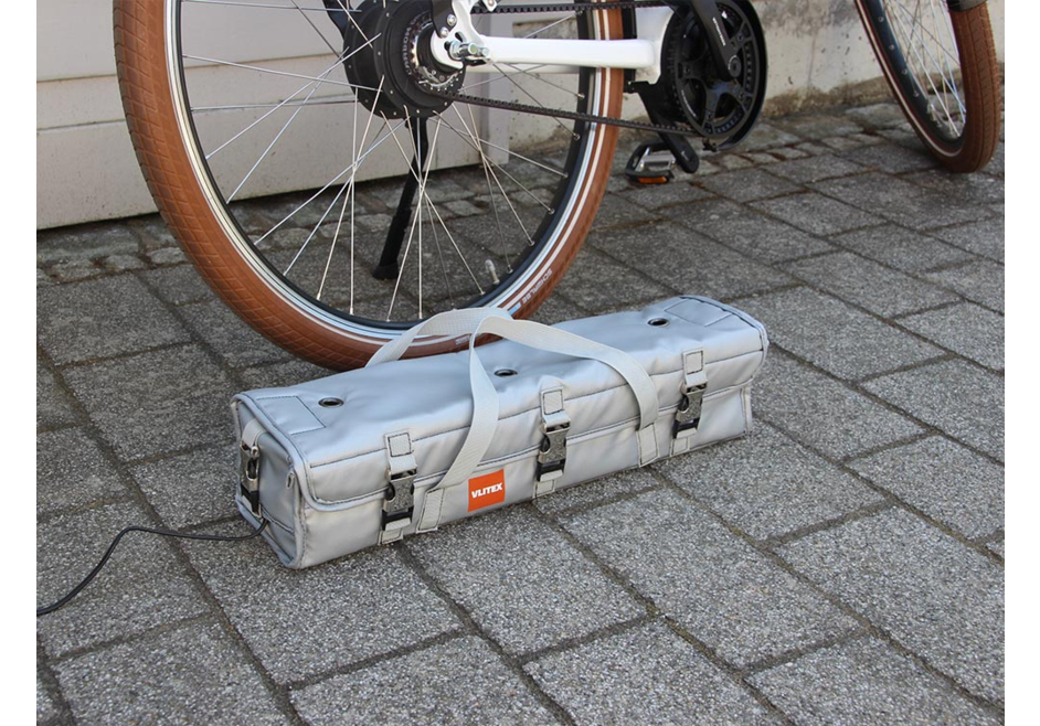 Sac anti feu pour batteries de vélos électriques - DIFOPE - Réf. SACAF-VEL et SACAF-VEXL