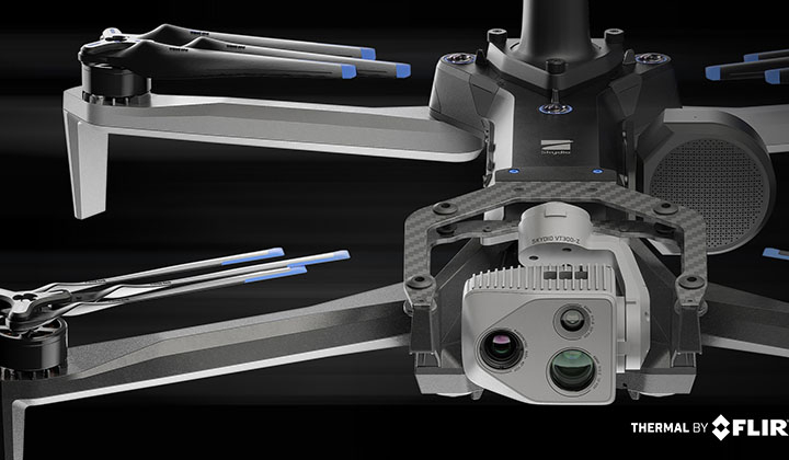 Skydio innove avec un drone embarquant un module de caméra thermique Teledyne FLIR Boson+ personnalisé