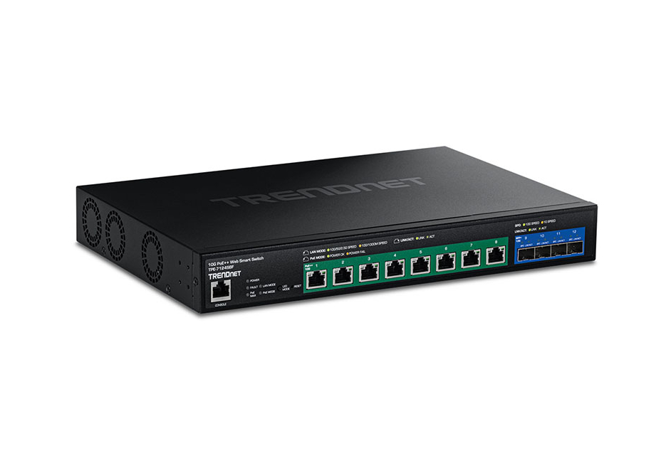 TRENDnet lance un nouveau switch intelligent Web PoE++ 12 ports 10G