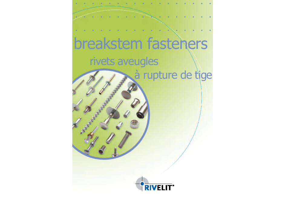 Catalogue rivets aveugles à rupture de tige