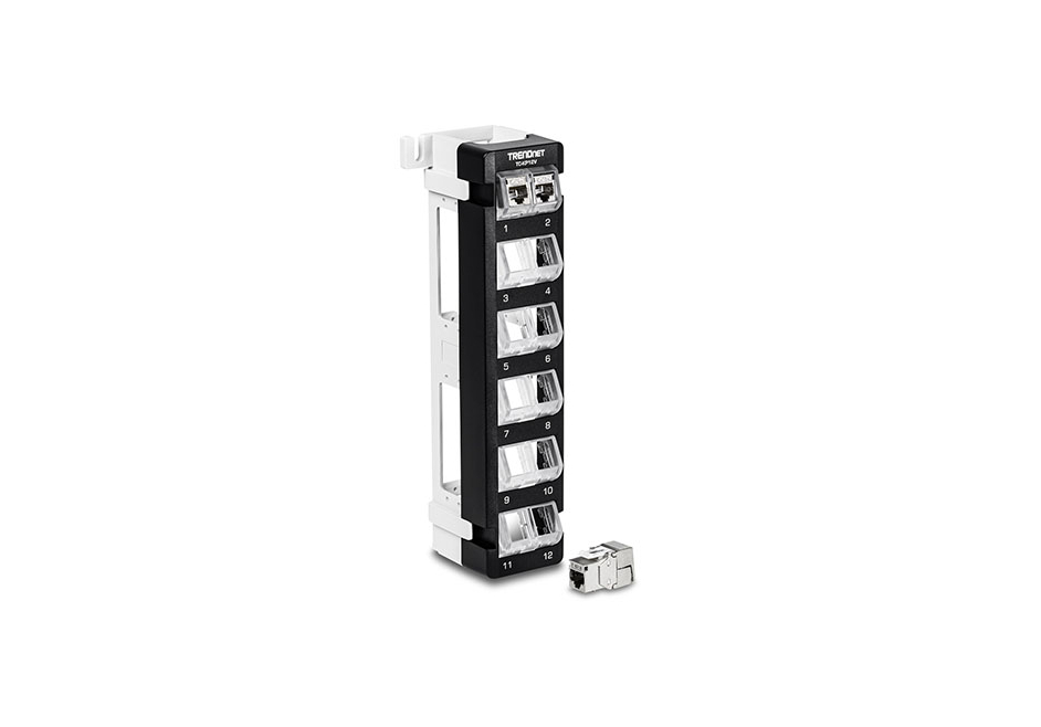 un panneau de brassage modulaire pour les prises Keystone