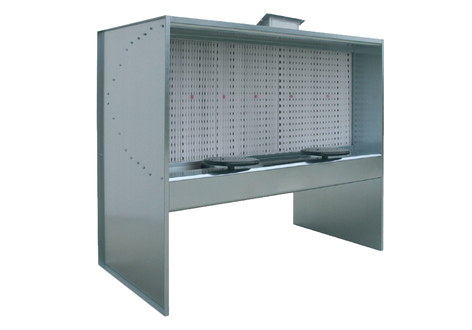 Cabine pour aspiration des fumées et vapeurs