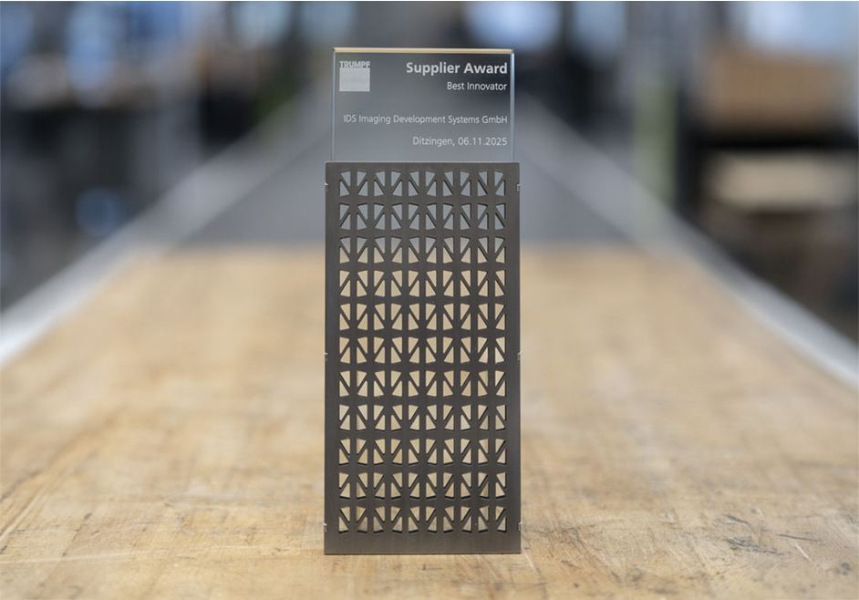 IDS reçoit le TRUMPF Supplier Award dans la catégorie « Innovation ».