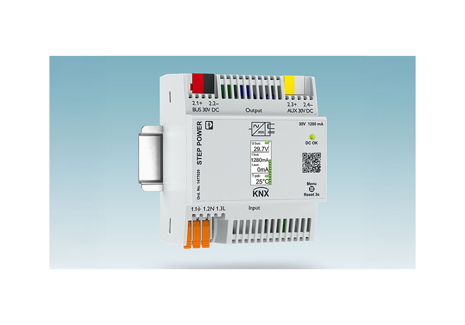 Alimentation KNX STEP POWER de Phoenix Contact : une communication transparente et sécurisée jusqu'à 1,200 mA