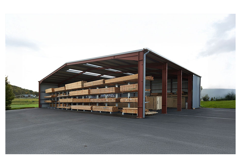 Auvent industriel de stockage