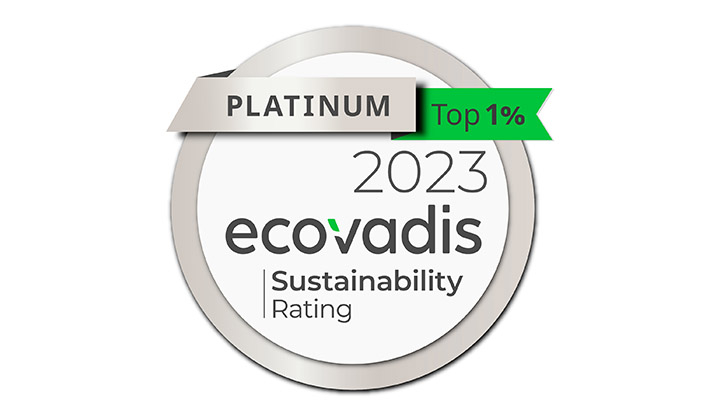 Jungheinrich se voit décerner son 3e certificat EcoVadis Platinum